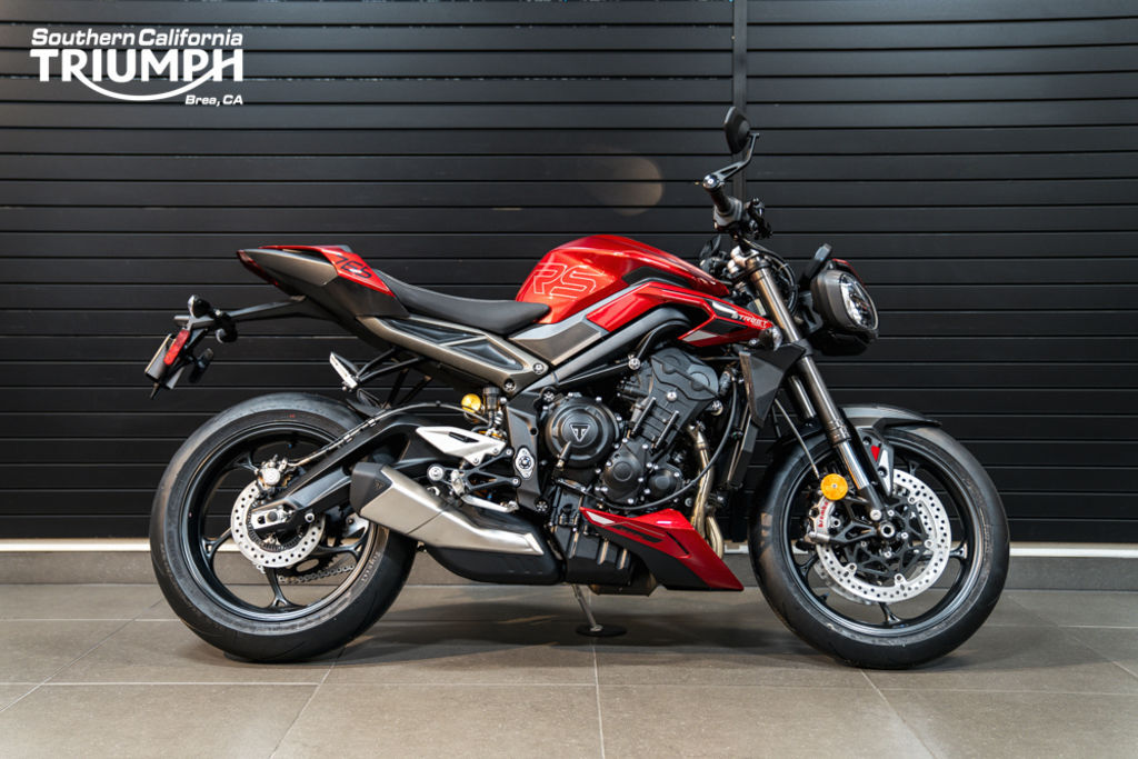2024 Triumph Street Triple 765 Rs Carnival Red For Sale in Brea - Cycle