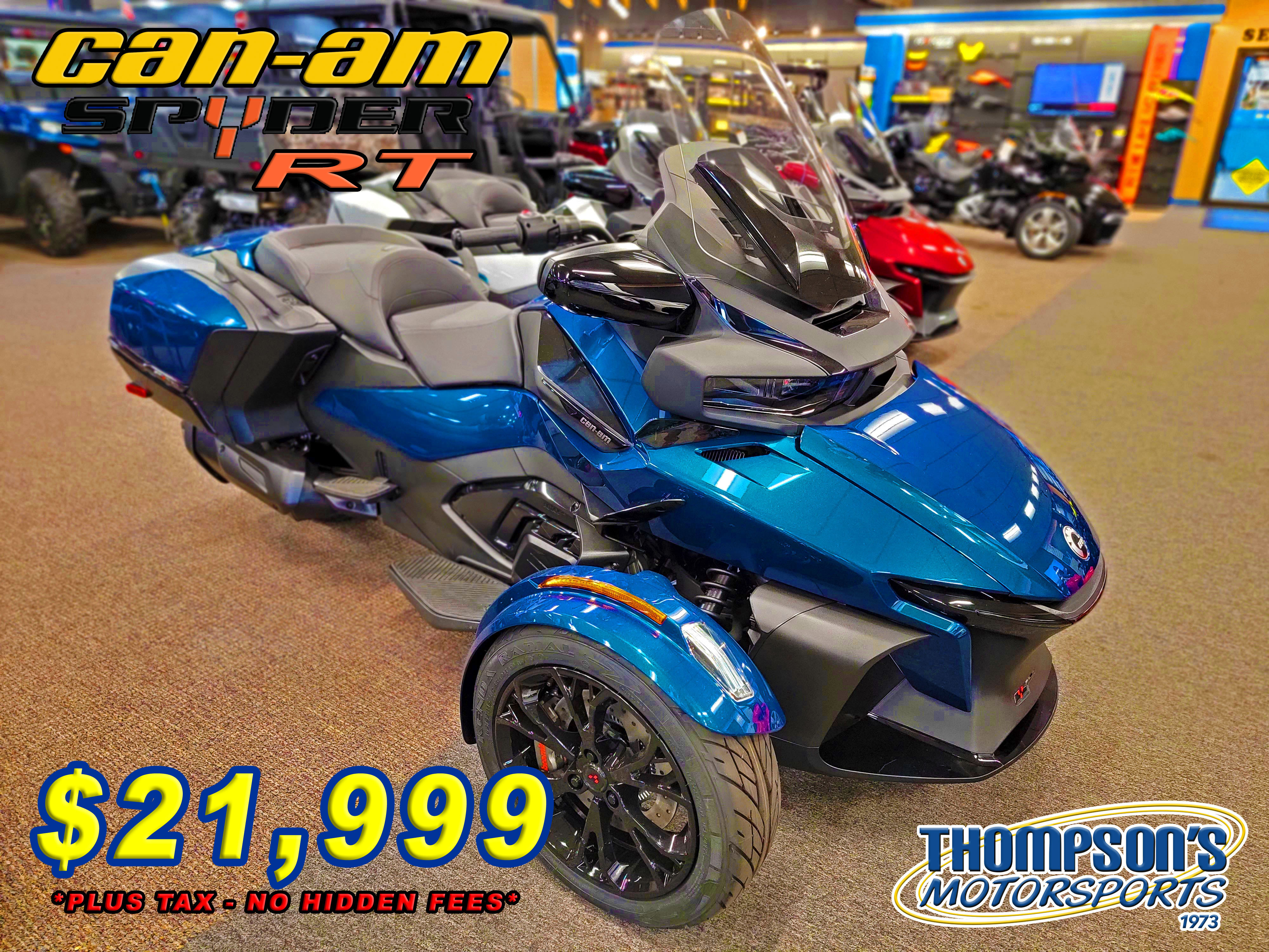 New 2023 Can-Am Spyder Rt Rotax 1330 Ace For Sale In Terre.