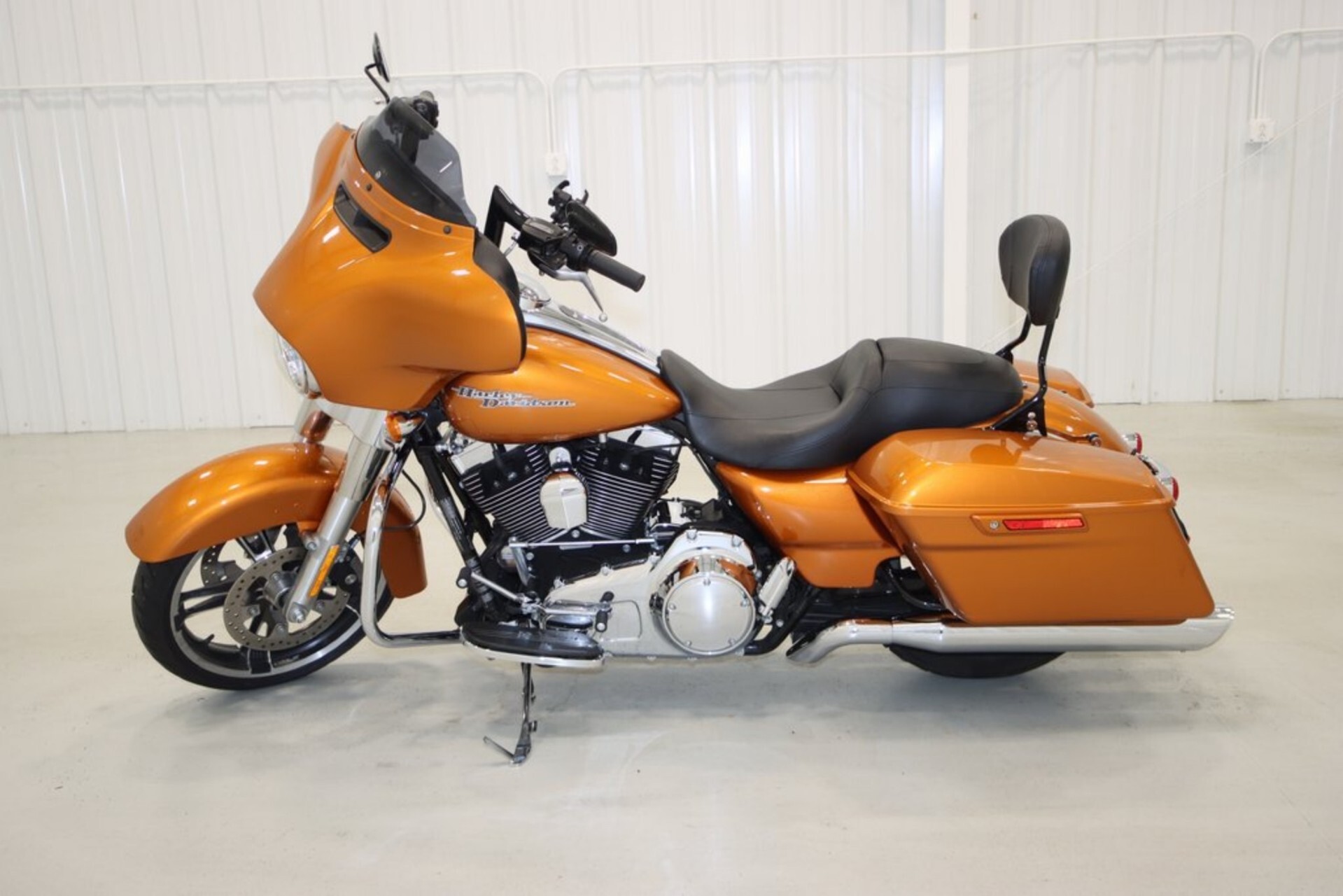 orange harley street glide