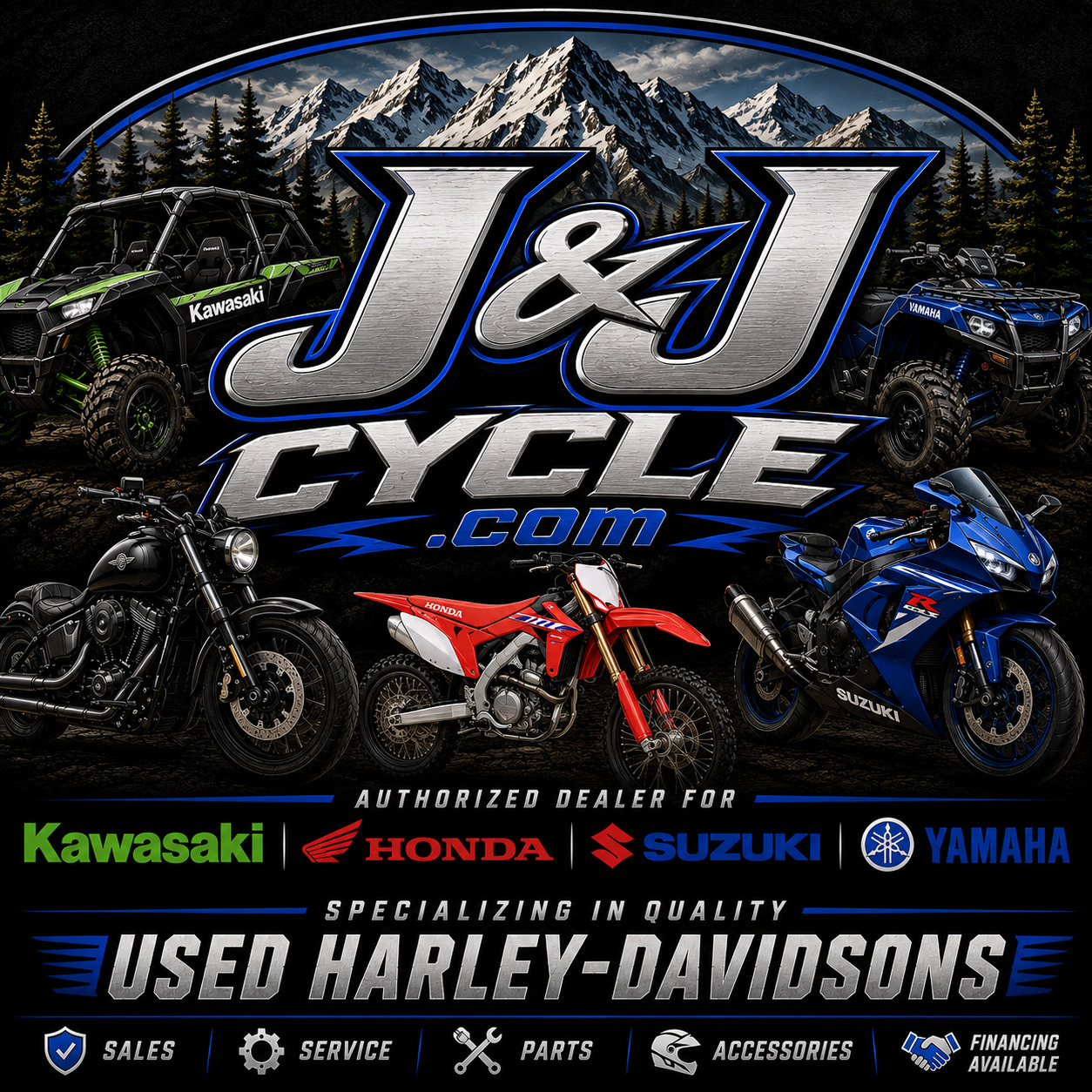 J & J Motors Inc. logo